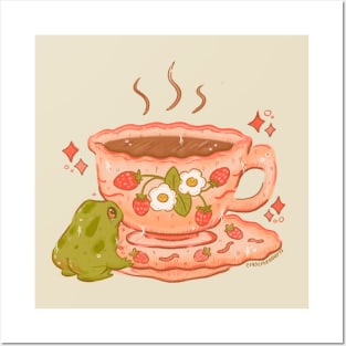 Teacup Froggy Posters and Art